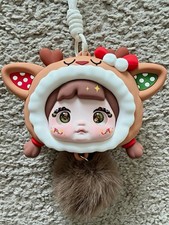 Nommi Christmas Capsule Reindeer Silicone Earphone Case | Pom‑pom Bag Keychain