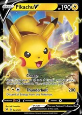 Pokemon Pikachu V (43/230) Vivid Voltage MP HOLO