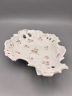 Porcelain Oval Floral Deco Dish w/ Pierced Rim, Victoria Austria - Printed  — photo 2