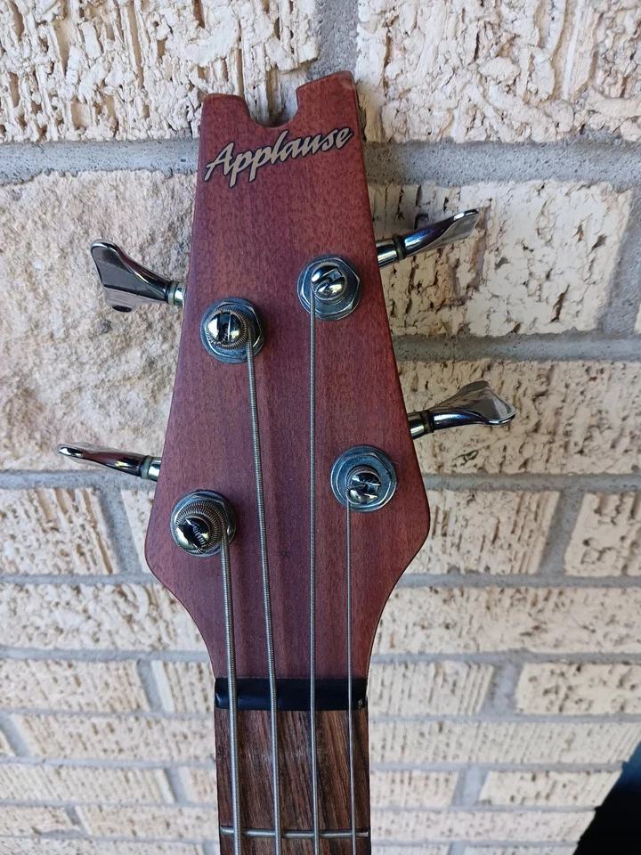 Bajo Eléctrico Acústico Ovation Applause AE-40 Madera Natural - Ver Desc Foto 4 de 4