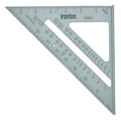 #ad Ironton 7in. 4 in 1 Aluminum Rafter Angle Square $9.95