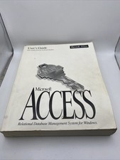 Microsoft Access 2.0 User s Guide Vintage Win...