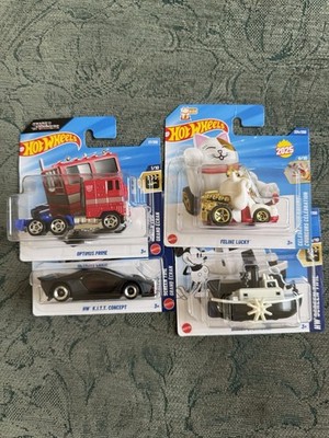   Hot Wheels TV Konvolut Optimus Prime K.I.I.T Feline Lucky & Disney  