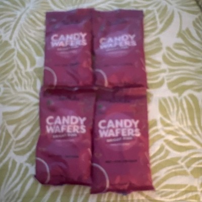 ( 4 ) Bags Chocomaker Bright Pink Vanilla Flavored Candy Wafers, 12 Ounce Each