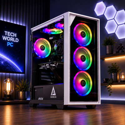 Ryzen 7 64 GB RAM 1TB SSD Gaming Computer Desktop PC Nvidia RTX 5060