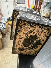 Tattoo Kit Complete Kit Set Boxed Black  Gold Color MPN 002518 Model Tattoo Kit
