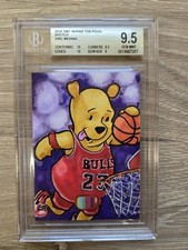 1/1 Michael Jordan Pooh 2024 SMC Artist Eric Medina Auto BGS 9.5 Gem Mint