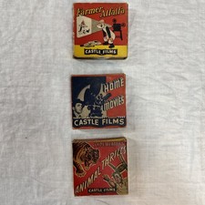 16mm Castle Film Movies: Farmer Alfalfa, Axis Smashed In Africa, Animal Thrills