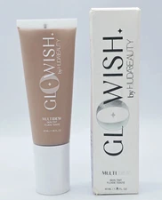 GloWish by Huda Beauty MultiDew Skin Tint ~ 09 Extra Tan ~ 1.35 oz ~ New in Box