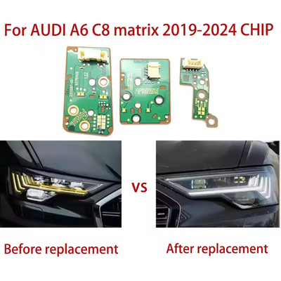 Audi A6L C8 Matrix LED DRL Light Chip Board White 2019-2024