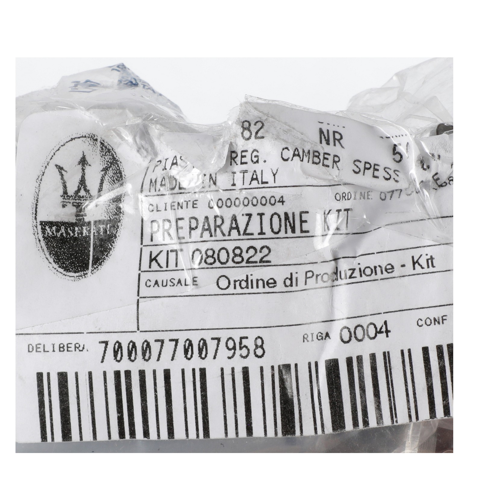 Maserati MC20 2022-2023 Front Camber plates Set P/N 673013880