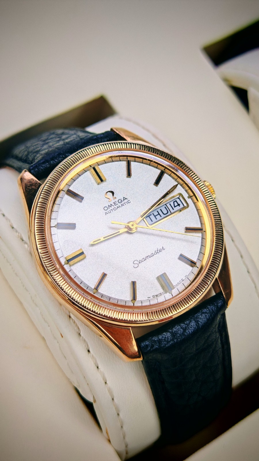 *MINT* JUMBO SOLID GOLD Omega Seamaster automatic - 1969