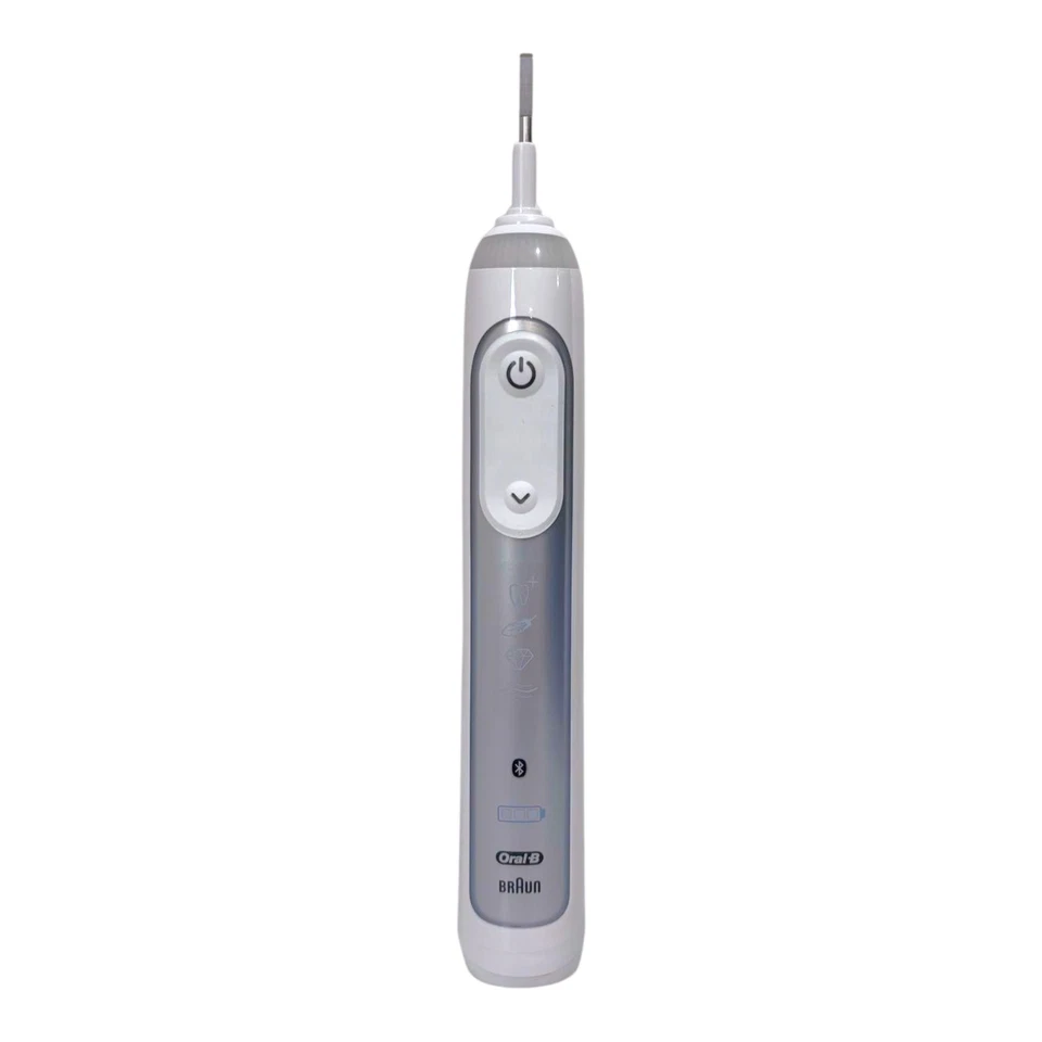 Oral-B Genius 8500 Cordless Electric Toothbrush Toothbrush Brown Silver Handle - Image 3 of 4