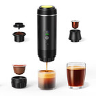 Portable Espresso Maker with Display Screen, 3-In-1 Travel Coffee Machine for Gr