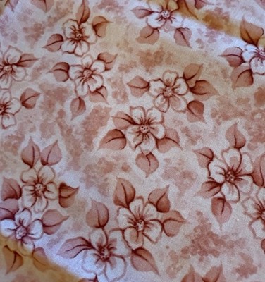 Clothworks Diane Knott Fabric Tea Party Pink Floral 37 x 44 