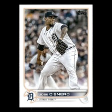 Jose Cisnero #US31 2022 Topps Update Detroit Tigers Baseball Card MLB