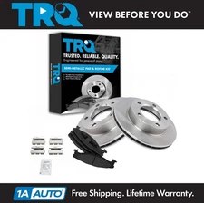 TRQ Front Semi Metallic Brake Pad & Rotor Kit Left & Right for 94-96 Bronco F150