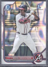 2022 Bowman 1st Chrome Prospects #BCP-121 Mahki Backstrom /399 Lava Refractor
