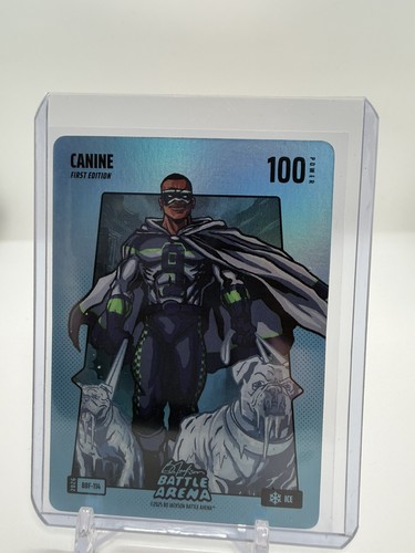 2026 Bo Jackson Battle Arena Canine BBF Blue Battle Foil Kenneth Walker
