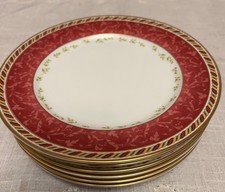 Image of ROYAL ALBERT OLD COUNTRY ROSES SEASONS OF COLOUR SALAD PLATES, 8 1/4", 6 PCS