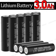 1/2/4/6 Pack 3.7 Volt 18650 Rechargeable Battery High Capacity 3000Mah