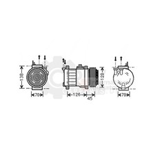 Kompressor Klimaanlage für Mercedes-Benz C-Klasse