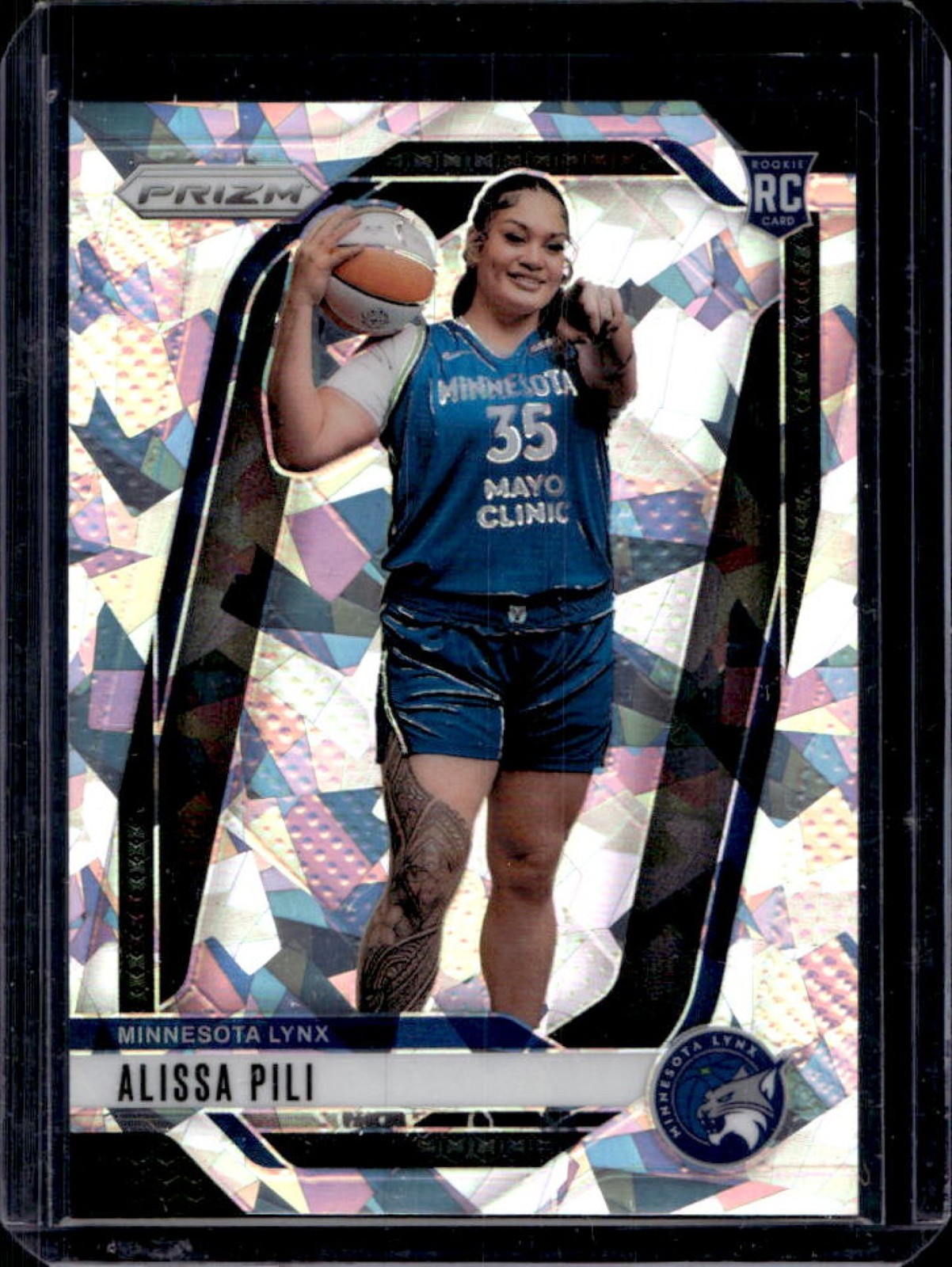 2024 Panini WNBA Prizm Alissa Pili RC Ice Rookie #150 Lynx