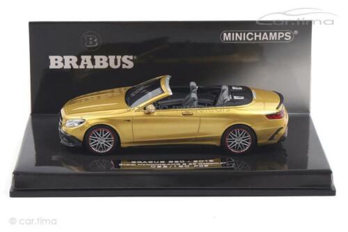Brabus 850 S-Class Cabriolet 2016 Gold Minichamps 1:43 437034234 - Picture 3 of 3