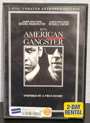 Blockbuster DVD Case Advertising Collectible Rental • American Gangster • READ