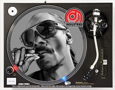 Snoop Dogg Fan Art 1 - 7"-12" DJ slipmat for LP turntable record player