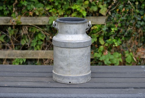 Vintage alter Aluminium Milchkühne Milchkühne Melktopf 10L - VERSANDKOSTENFREI - Bild 3 von 8