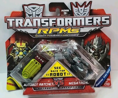 Transformers RPMS: Autobot Ratchet vs Megatron Battle Series #5/8 Robot Sealed!