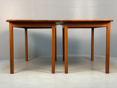 Vintage Solid Teak Extending Modular Rectangular Dining Table Unique EB8848 MWOO - Picture 21 of 24