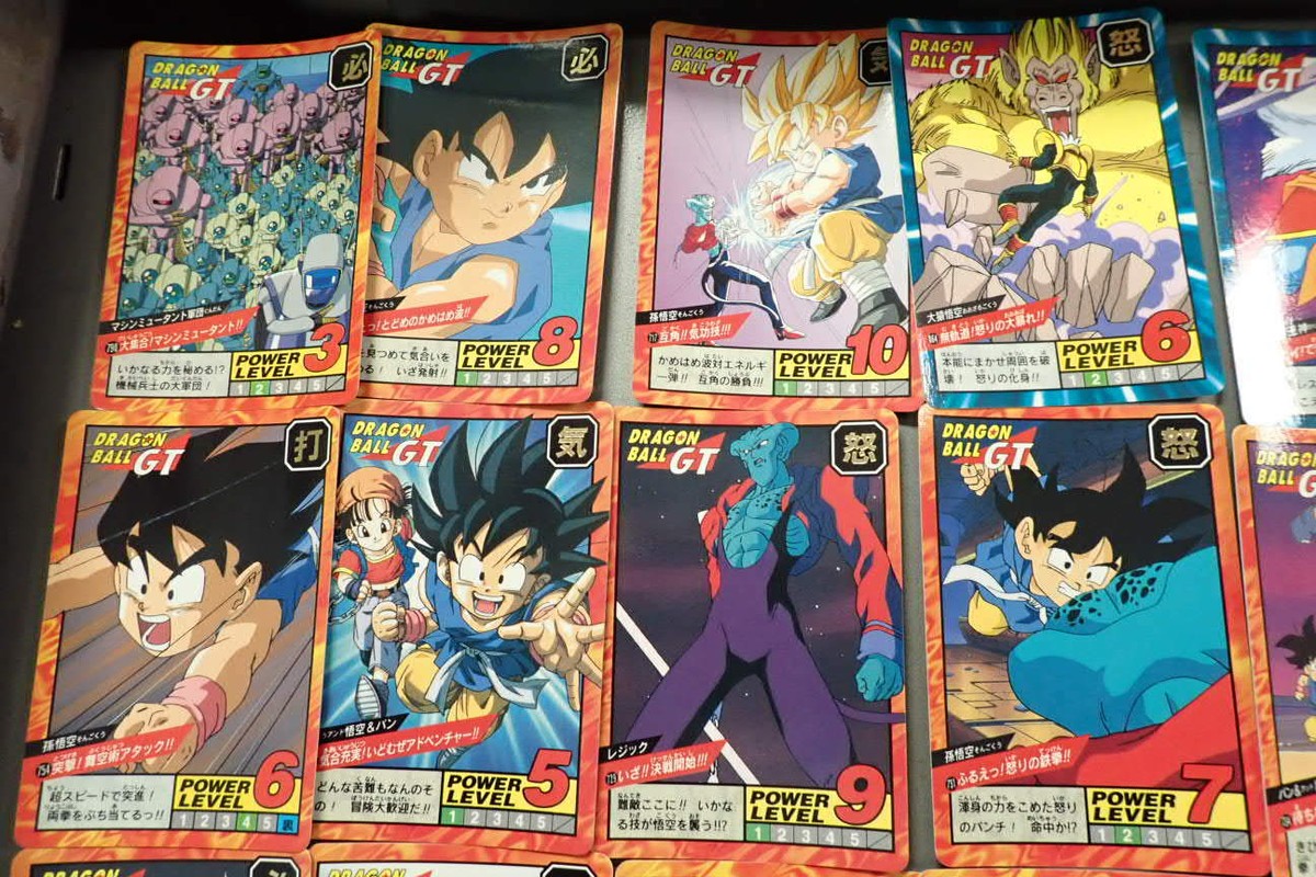 A 23 Dragonball Z GT Artbox Trading Card Bandai Japan packs