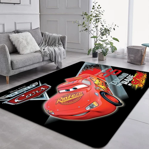 Alfombra Cars Lightning McQueen alfombra de salón alfombra de suelo alfombras antideslizantes - Imagen 4 de 11
