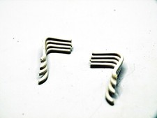 Vintage 1/32 or 1/24 Slot Car Pair of White Gasser Headers