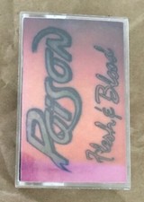 Poison Flesh and Blood Cassette 1990s rock metal vintage 1990 Capitol Enigma