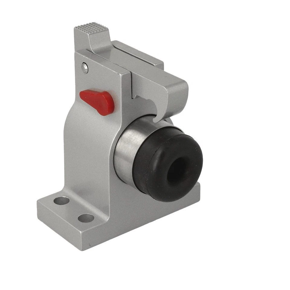 Türpuffer Feststellhaken Türstopper Türfeststeller Aluminiumguss Türpuffer Grau - Bild 3 von 3