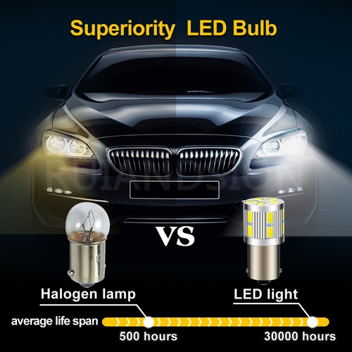 2pcs AC/DC 6V 1156 BA15S LED White 5630 17 SMD Indicator Turn Signal Light Bulb - Afbeelding 6 van 8