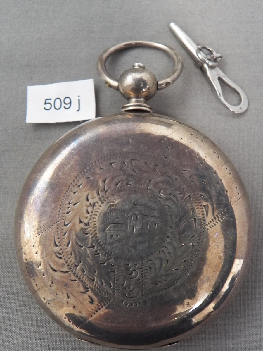 Antique Rob t Roskell Liverpool Rail Road Time Keeper U fix Pocket Watch
