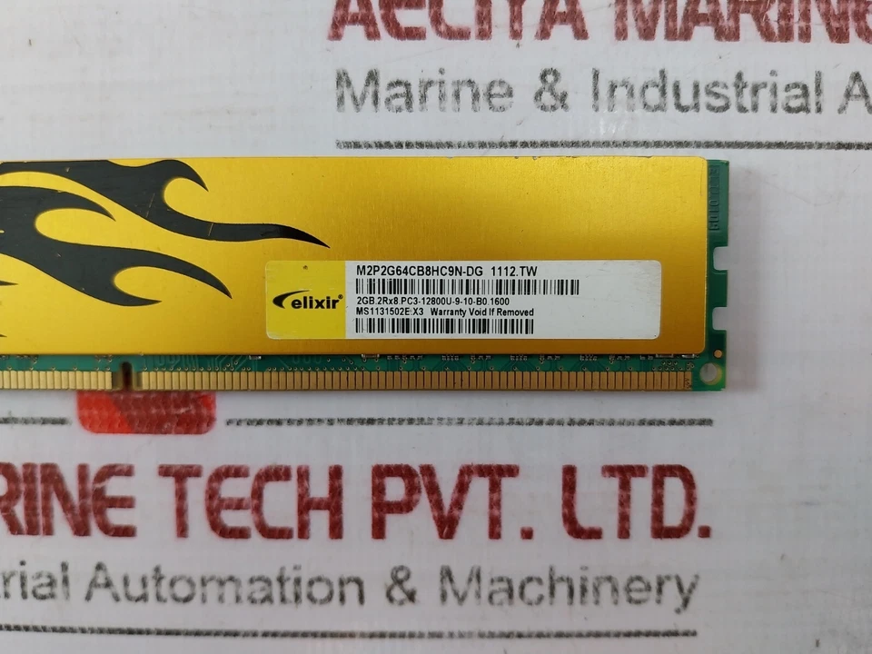 ELIXIR M2P2G64CB8HC9N-DG PC Memory RAM 2GB.2RX8.PC3-12800U-9-10-B0.1600 - Image 3 of 4