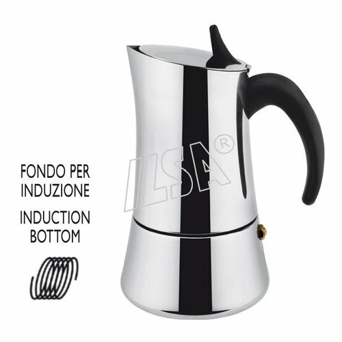 BIDASOA Kaffeemaschine Aus Alu-Stahl – Für Perfekten Italienischen Kaffee Auf Induktion, Gas & Mehr