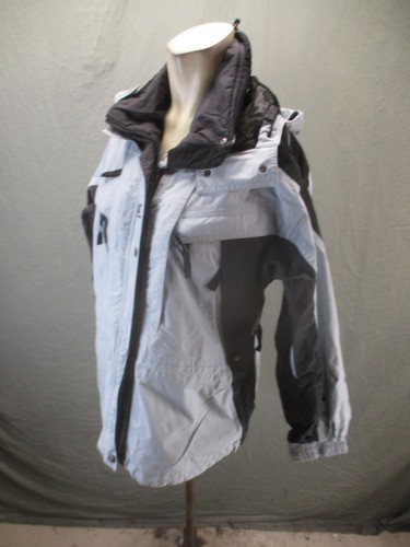 Helly Hansen Size M Mens 100% Nylon Full Zip Powder Skirt Snowboard Jacket 537 - Picture 3 of 13
