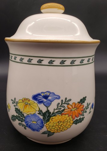 Vintage 1982 4 Piece Canister Set Kamenstein Taiwan Vienna Floral Pattern - Picture 9 of 24
