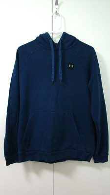 Under Armour Hoodie Pullover Navy Blue Rival Fleece Men's Medium