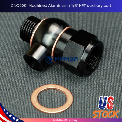 #ad turbo Oil Pressure Adapter Suit Holden Chevy LS Series Engine 1 8quot; NPT Port US $23.64
