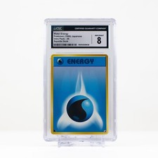 Pokémon Water Energy #38 Japanese Intro Pack - Squirtle Deck - CGC 8 