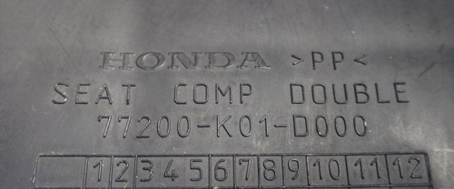 Sella Honda SH 125 150 sport rifoderata nera 2013 al 2016 77200 K01 D000 - Foto 6 di 6