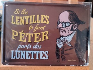 40 - Plaque Métal - Publicitaire - Humoristique - Décoration - Cadeau -