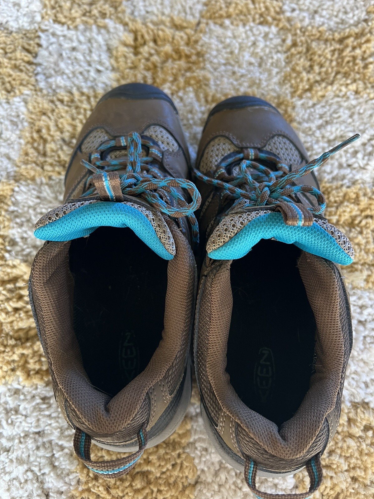 Keen Koven Women's Brown/Black Lace Up Hiking/ Trail Boots Size 8